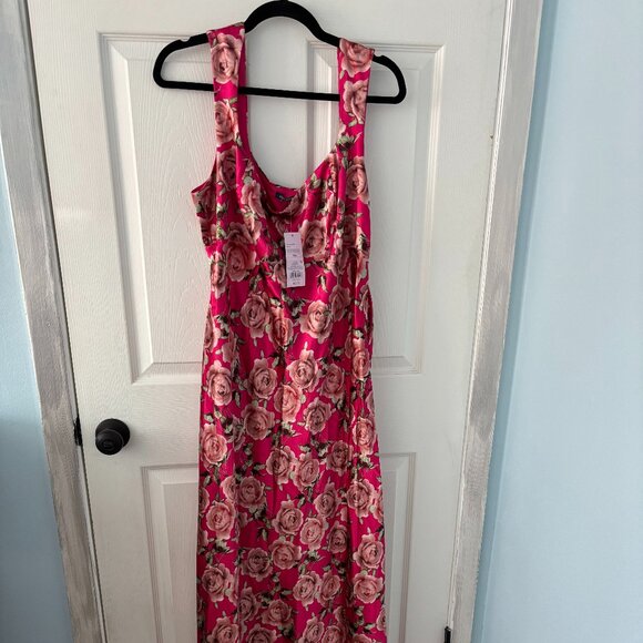 Wild Fable Pink Floral Maxi Dress - NWT - Picture 5 of 7